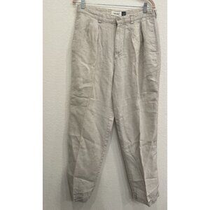 Gap Men's Pants Relaxed 100% Linen 34x30 Minimalist Preppy Resortwear Office